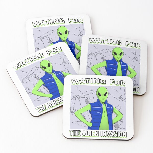 Item preview, Annoyed to be Waiting for the Alien Invasion designed and sold by Carroll-MB-Des.