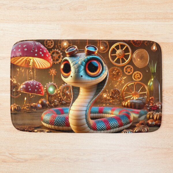 Item preview, Steampunk San Francisco Garter Snake designed and sold by Sillytoe.
