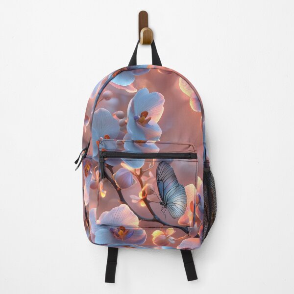 Item preview, Golden hour flower pattern with butterfly designed and sold by Lewis-mart.