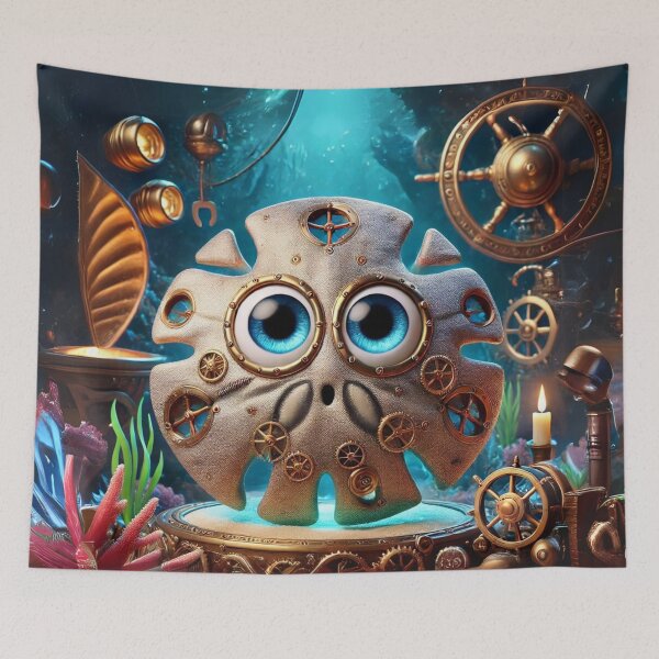 Item preview, Steampunk Sand Dollar designed and sold by Sillytoe.