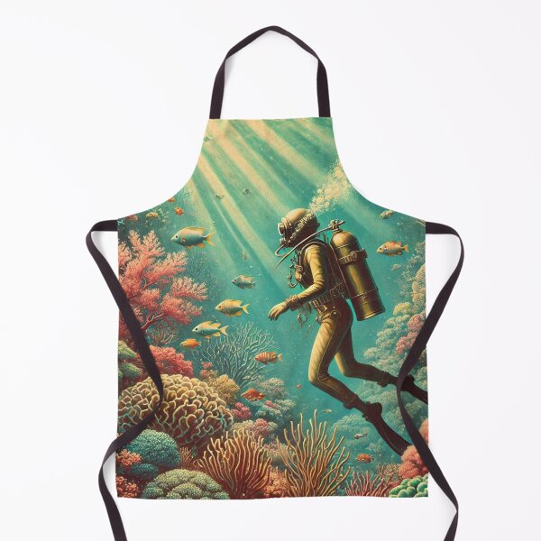 Item preview, Colourful Pastel Scuba Diver in the sea designed and sold by SLGA-Designs.