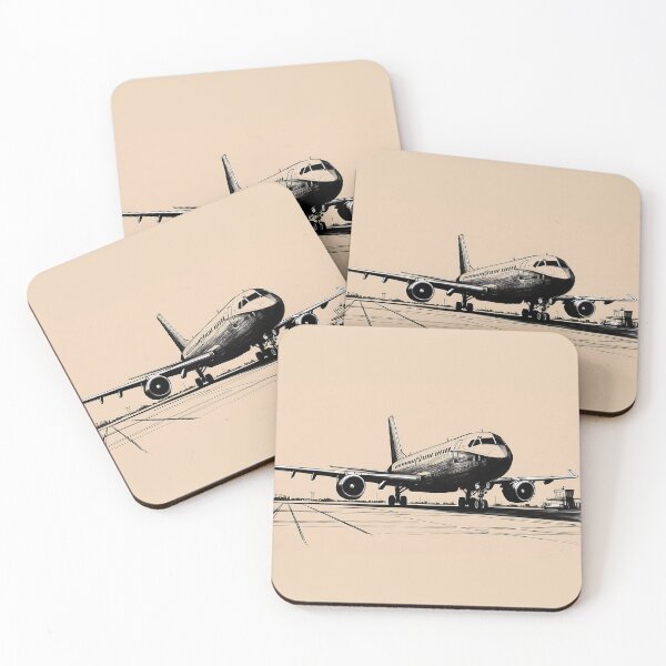 Item preview, Airport Sketch - Hand-drawn Airplane Illustration designed and sold by EMairplanes.