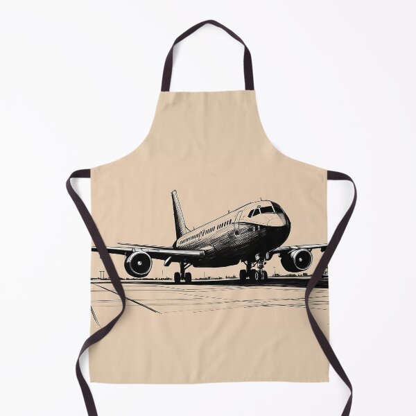 Item preview, Airport Sketch - Hand-drawn Airplane Illustration designed and sold by EMairplanes.
