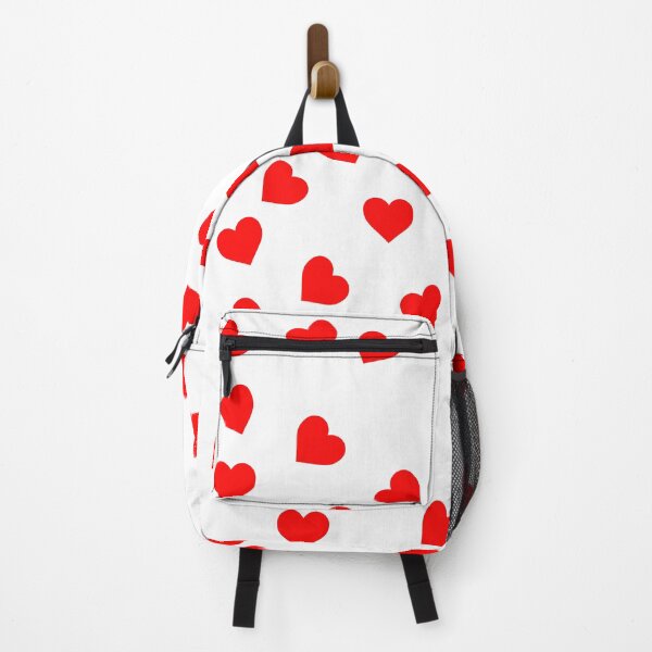 Item preview, Love-inspired playful red heart pattern designed and sold by Lily Rose Doodle.