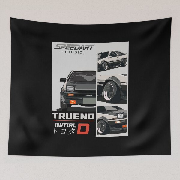 Artikelvorschau, Retro-Sportwagen – Trueno AE86 Art Design entworfen und verkauft von SpeedArtStudio.