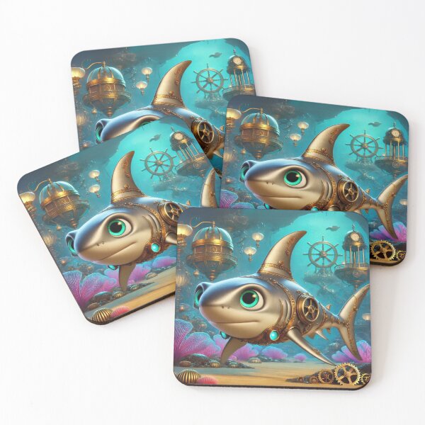 Item preview, Steampunk Sand Tiger Shark designed and sold by Sillytoe.