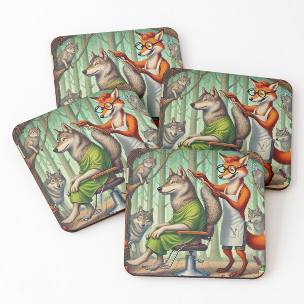 Item preview, Wolves Tail-Combing Salon designed and sold by gryhenart.