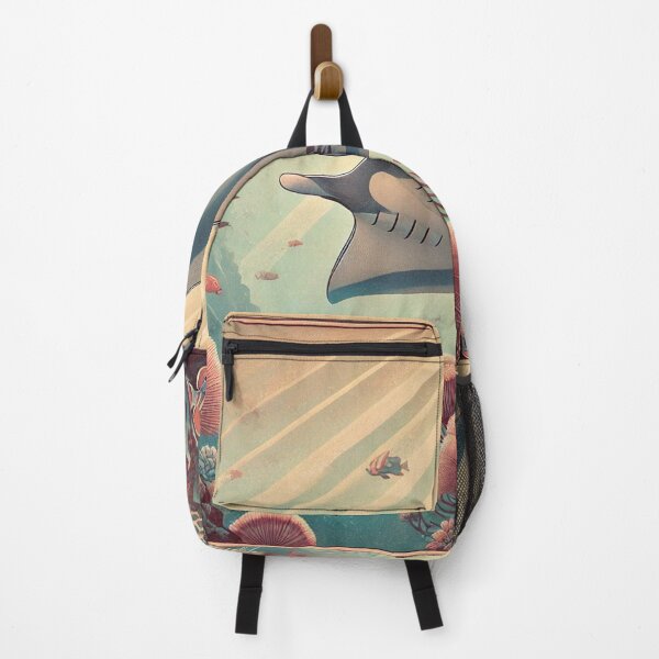 Item preview, Manta Ray 2.0 - Colourful Pastel Scuba Diving Pattern designed and sold by SLGA-Designs.