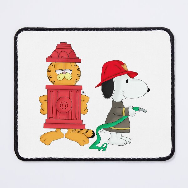 Item preview, Snoopy & Garfield firefighters  designed and sold by Creative-lob0.