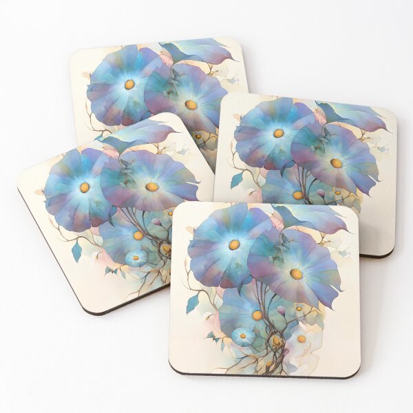 Item preview, Ethereal Morning Glories designed and sold by bloorose.