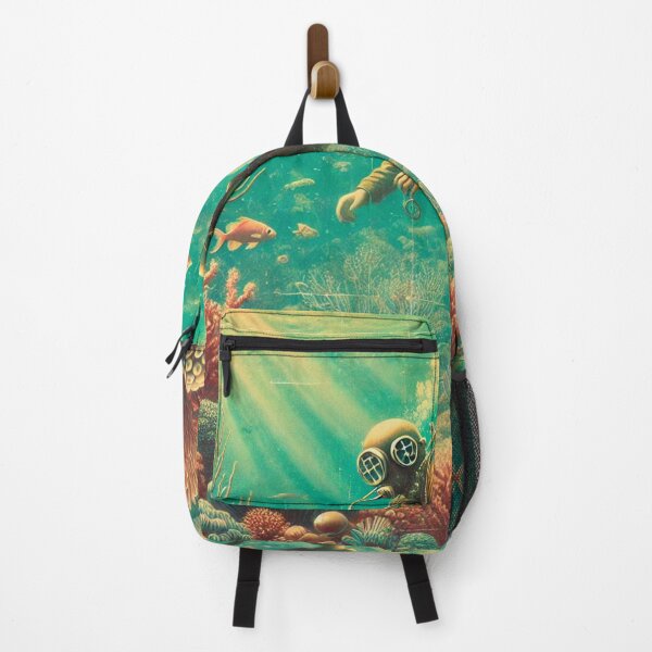 Item preview, Colourful Pastel Male Scuba Diver in the sea designed and sold by SLGA-Designs.