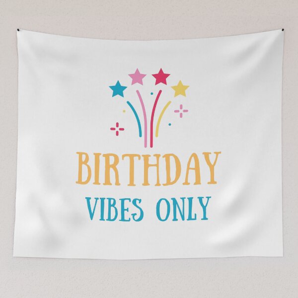 Item preview, Birthday Vibes Only: Fun & Festive Party Design designed and sold by ozdilh.