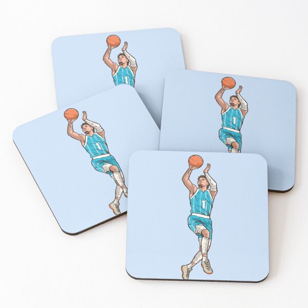 Item preview, LaMelo Ball Jump Shot Cartoon designed and sold by RatTrapTees.