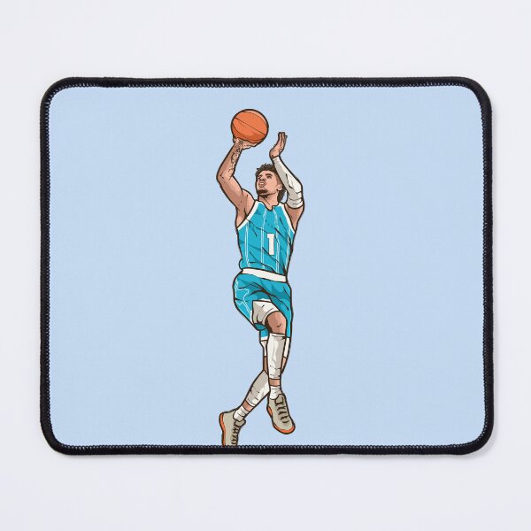 Item preview, LaMelo Ball Jump Shot Cartoon designed and sold by RatTrapTees.