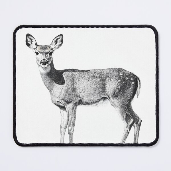 Item preview, Realistic deer pencil drawing designed and sold by Pencil-Art.