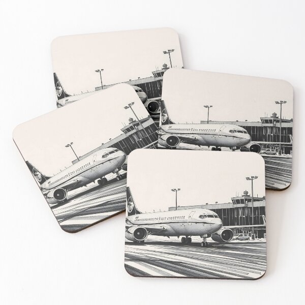 Item preview, Airplane Taxing After Landing -  Sketch designed and sold by EMairplanes.
