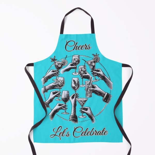 Item preview, Cheers, Let's celebrate, T-shirt wall art designed and sold by KreativKulture.