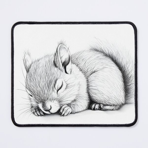 Item preview, Realistic Squirrel pencil drawing designed and sold by Pencil-Art.