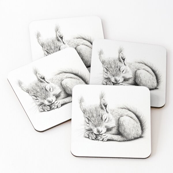 Item preview, Realistic Squirrel pencil drawing designed and sold by Pencil-Art.
