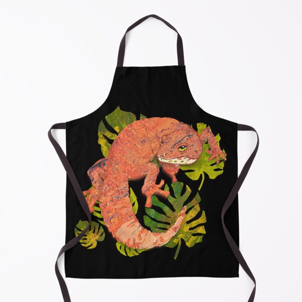 Item preview, Leopard Gecko Lizard on Palm Leaves designed and sold by ginaisarty.