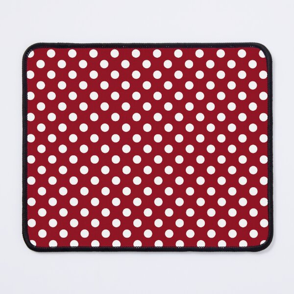 Item preview, White Polka Dots on Dark Red designed and sold by sumwoman.