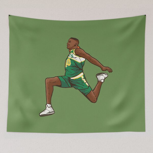 Item preview, Shawn Kemp Dunk Cartoon designed and sold by RatTrapTees.