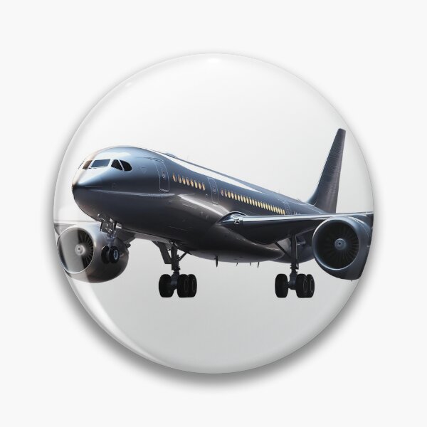 Item preview, Metallic Airliner Landing - Digital Aviation Art designed and sold by EMairplanes.