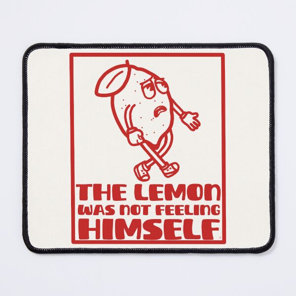 Item preview, Feeling Like a Lemon Retro Mascot Idiomatic Expression designed and sold by petiteToulon.