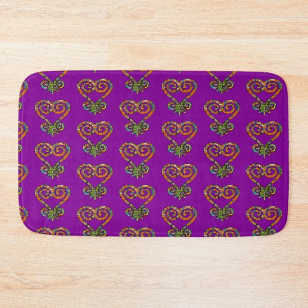 Item preview, Golden Floral African Print Sankofa Heart designed and sold by artbyomega.