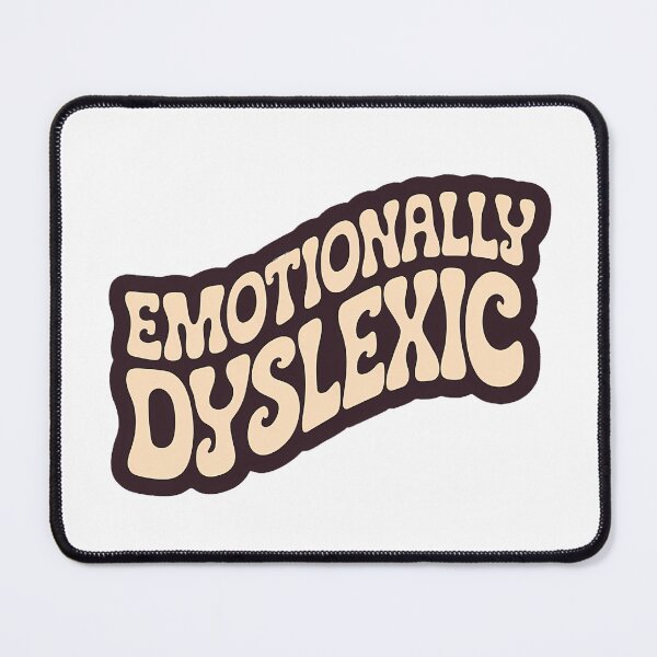 Item preview, Emotionally Dyslexic – Quirky Retro Design for Stickers and Decal designed and sold by WatermelonPink.