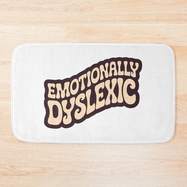 Item preview, Emotionally Dyslexic – Quirky Retro Design for Stickers and Decal designed and sold by WatermelonPink.