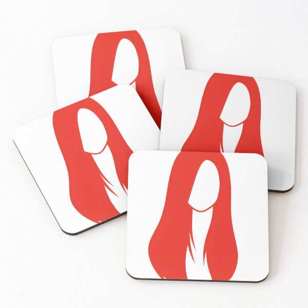 Item preview, Long Red Hair Silhouette - Minimalist and Elegant Design designed and sold by MarVan-Prints.