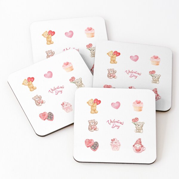 Item preview, Valentine's Day Teddy Bears, Cupcakes, Gnome and Chocolates  designed and sold by silviaol.