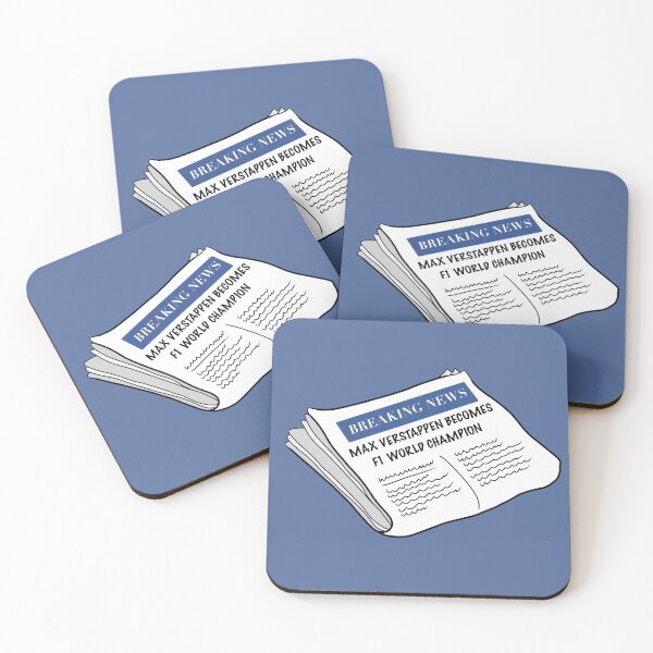 Item preview, Max wins the championship f1 newspaper  designed and sold by itskarlavxl.