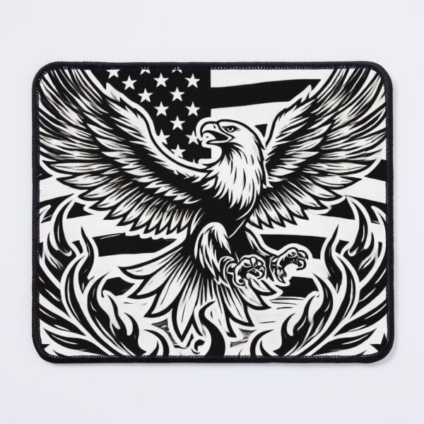 Item preview, Bald Eagle With American Flag designed and sold by Rob5Designs.