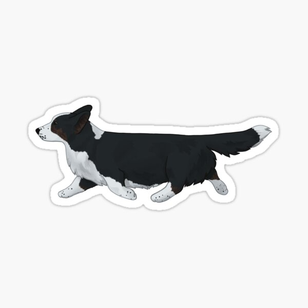 Item preview, Cardigan Welsh Corgi I, Brindle Tricolor designed and sold by Spinyflowerart.