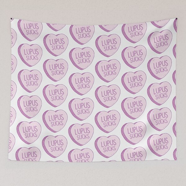 Item preview, Lupus Sucks in Candy heart designed and sold by jazzydevil.