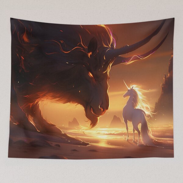 Item preview, The Last Unicorn designed and sold by CandleMothDesign.