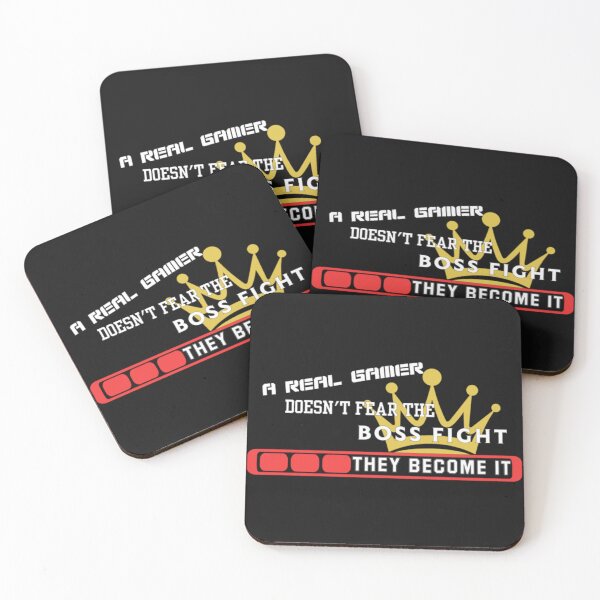 Item preview, "A Real Gamer Becomes the Boss Fight" Gaming Design designed and sold by mojorisintees.