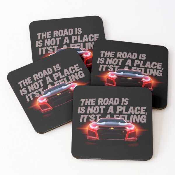 Item preview, The road is not a place, it's an emotion - Bold car art designed and sold by FRADEX STORE.