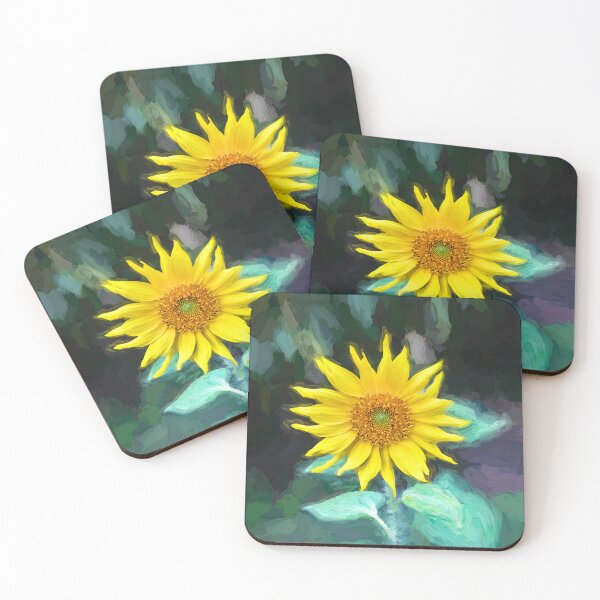 Item preview, Happy Sunflowers Helianthus Abstract X204 designed and sold by RichFrancoCars.