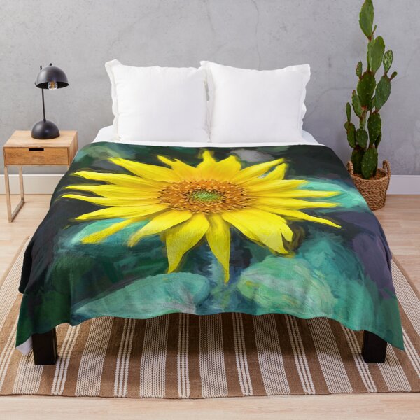 Item preview, Happy Sunflowers Helianthus Abstract X204 designed and sold by RichFrancoCars.
