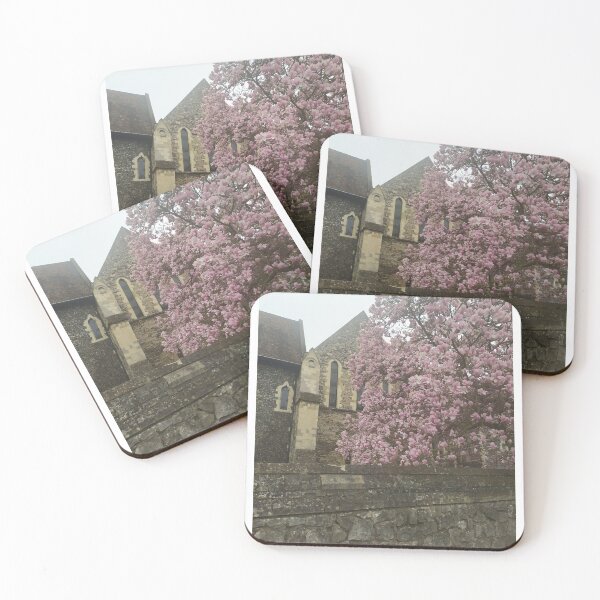 Item preview, Hermosa fotografía de la Abadía de San Agustín de Canterbury con magnolias designed and sold by Coolparrotgirl.
