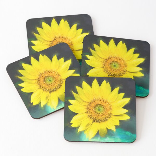 Item preview, Happy Sunflowers Helianthus Abstract X207 designed and sold by RichFrancoCars.