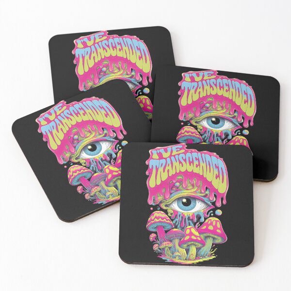 Item preview, Psychedelic Eye and Mushrooms: I've Transcended designed and sold by ArtFeverShop.