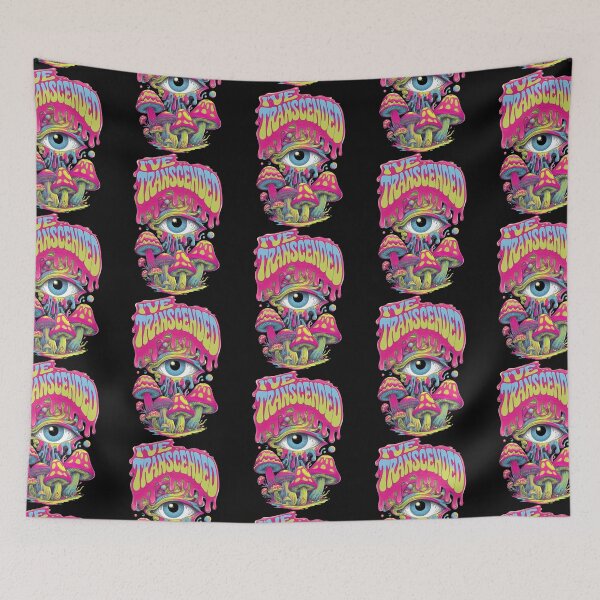 Item preview, Psychedelic Eye and Mushrooms: I've Transcended designed and sold by ArtFeverShop.