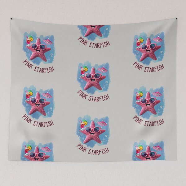 Item preview, Pink Starfish Summer Vibes – Cute Beach Artwork designed and sold by Psycho-Crazy.