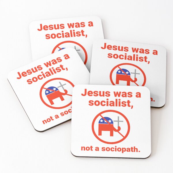 Item preview, Jesus was a socialist, not a sociopath. designed and sold by Rachel the Artist .