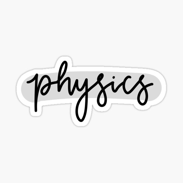 Item preview, School Subjects Physics Sticker for Organizing designed and sold by avani nerella.
