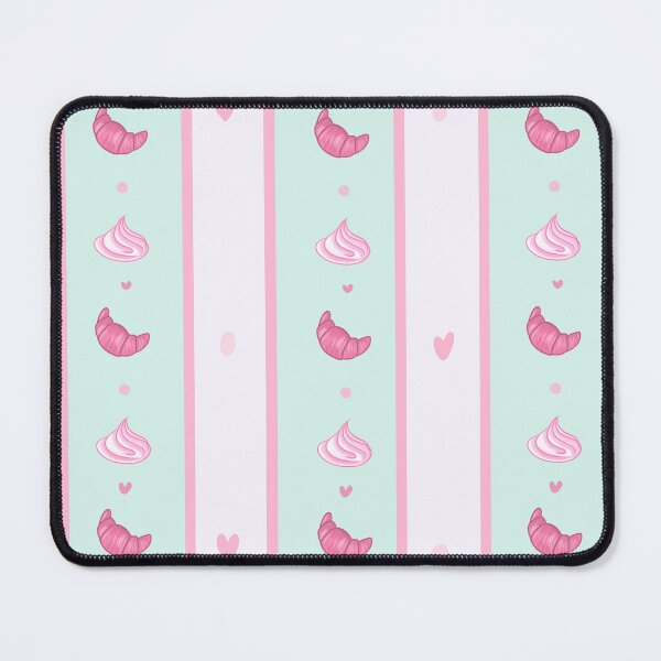 Item preview, Mint and pink Croissant and Whip cream designed and sold by Pastel.Pause.